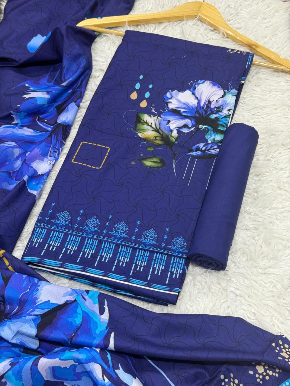 SAPPHIRE LINEN Digital Print 3pc 2025