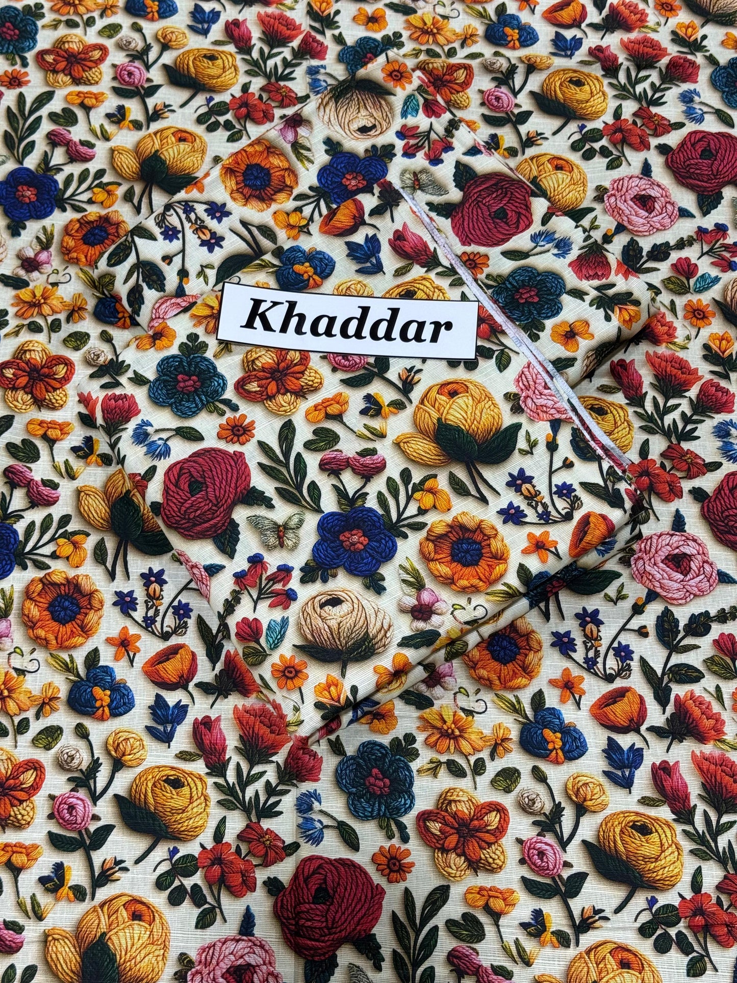 KHADDAR All Over Digital Print 2pc