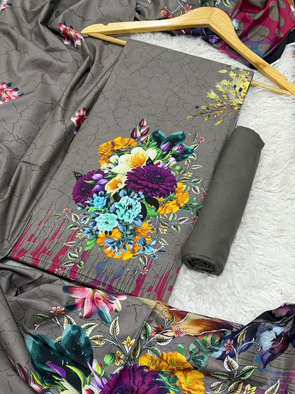 SAPPHIRE LINEN Digital Print 3pc 2025