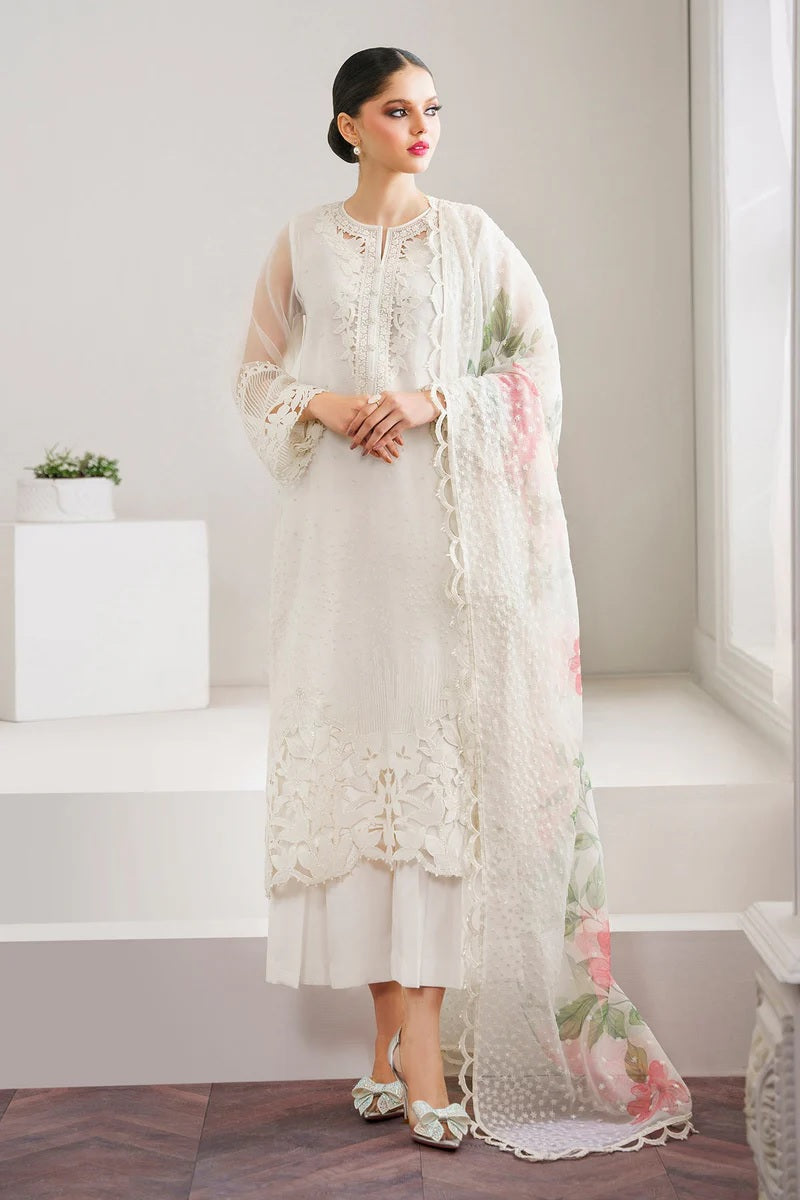 BAROQUE CHANTELLE ORGANZA EMBROIDERED 3 pcs unstitched