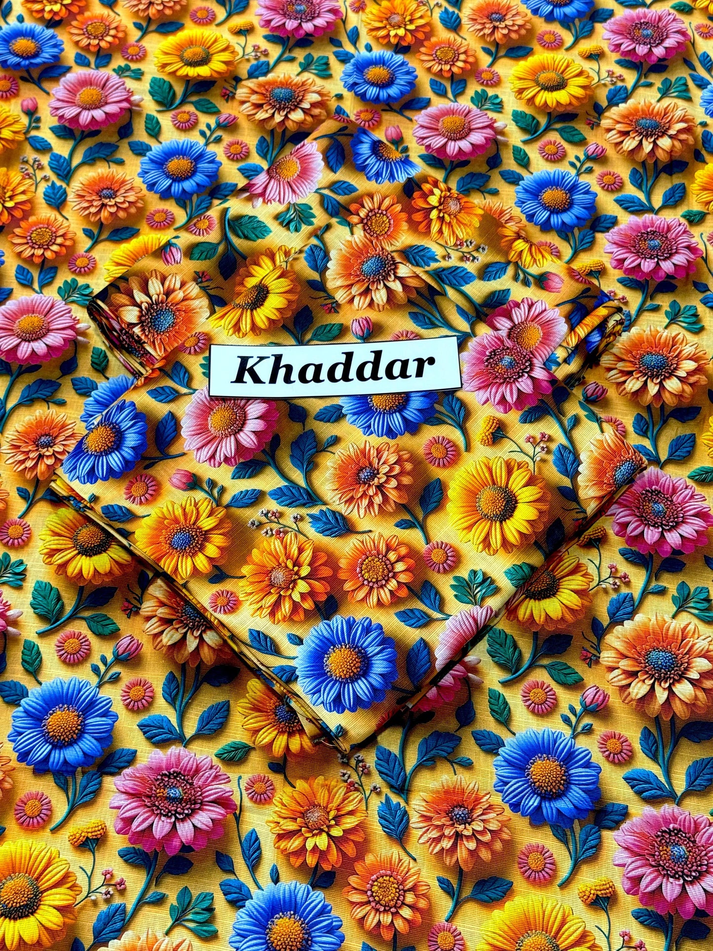 KHADDAR All Over Digital Print 2pc