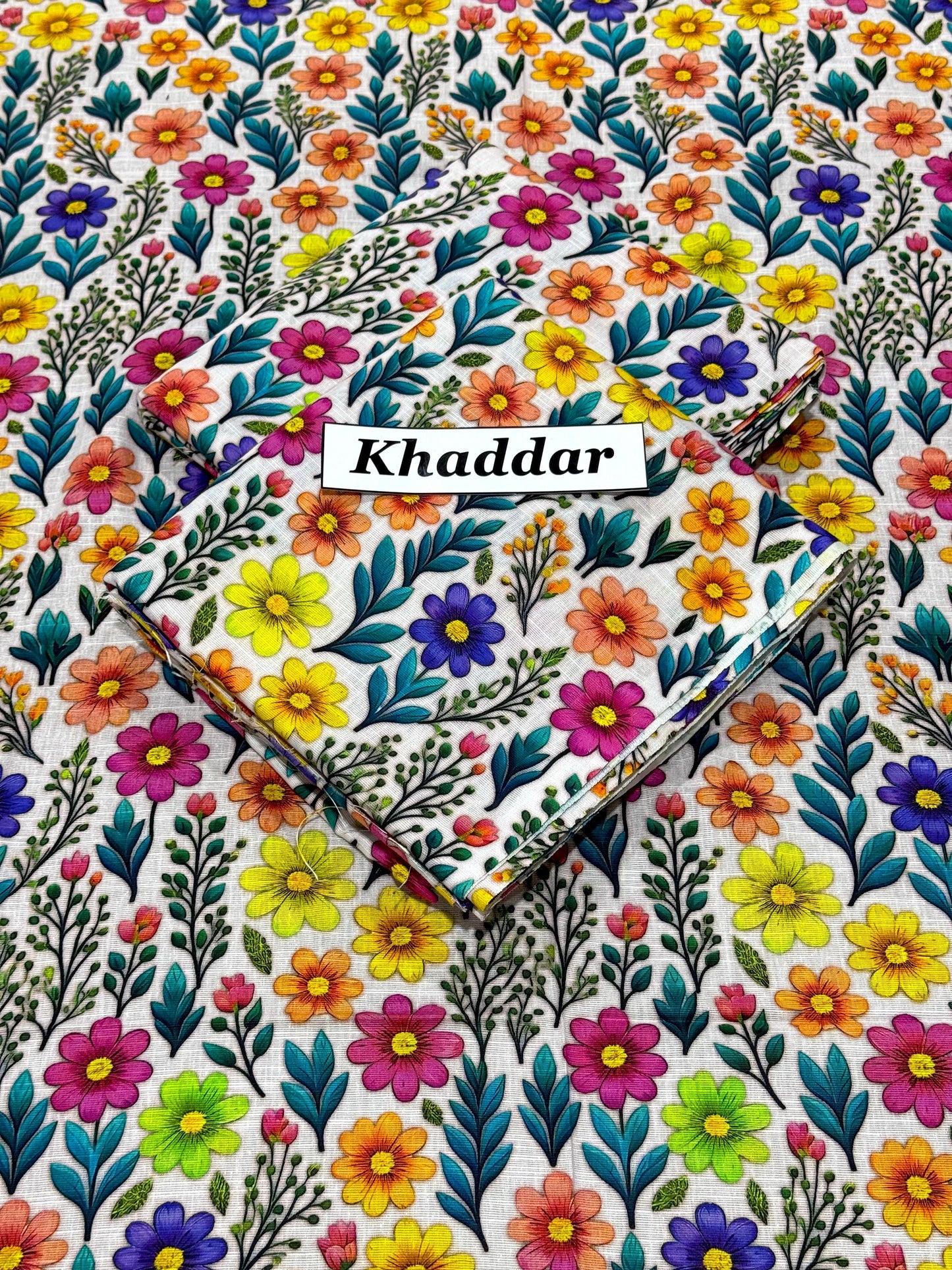 KHADDAR All Over Digital Print 2pc