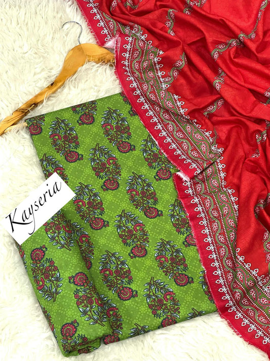KAYSERIA KHADDAR Digital Print 3pc 2025