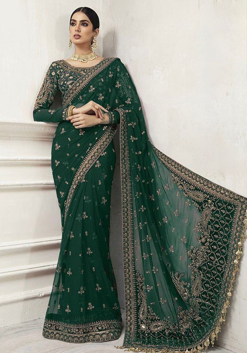 Maria B saree wedding collection