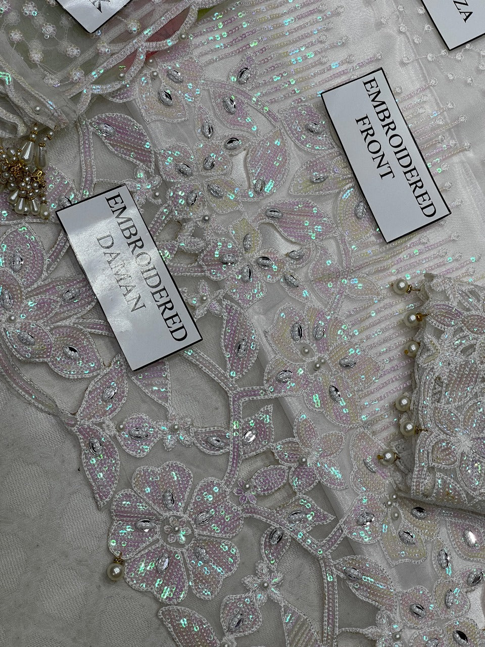 BAROQUE CHANTELLE ORGANZA EMBROIDERED 3 pcs unstitched